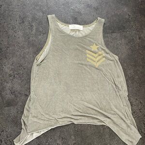 🌟Cute army green,star tank top🌟